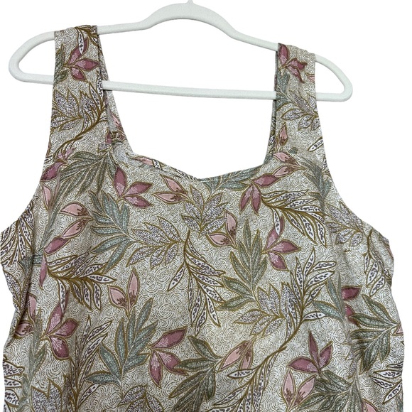Cynthia Rowley 100% Linen Floral Sleeveless Top - Picture 2 of 12